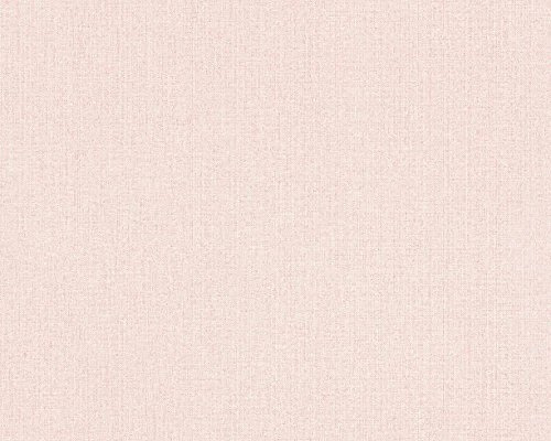 Livingwalls Vliestapete Hygge Tapete Uni 10,05 m x 0,53 m rosa Made in Germany 363785 36378-5