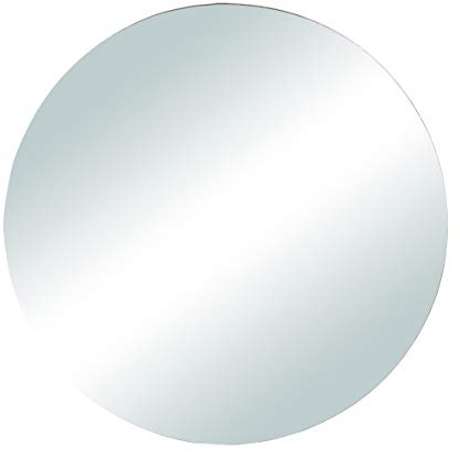 Rayher 46452000 Spiegelplatte rund zum Selbstgestalten und Dekorieren, Spiegelteller für Tischdeko, 15 cm