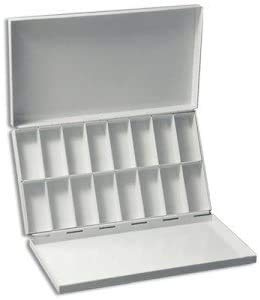 Nachfüllbare Aquarellbox aus Metall