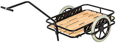 Oswald Transportgeräte Handwagen Handkarren 150 kg, LxBxH 1.600 x 910 x 900 mm, schwarz