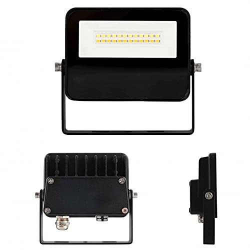 Beneito Faure Sky 10W Switch Proiettore a LED Tunable White Regolabile da Terra per Esterno - Nero