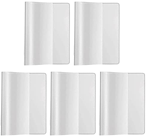 Impfpass Hülle - 5 Stück Schutzhülle für 2021 Neu Impfausweis, Impfausweishülle transparent Ausweishülle Reißfeste Impfpasshülle transparent Impfpass Etui