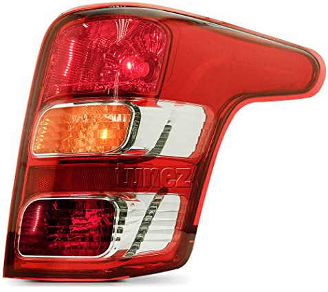 tunez® Right Side Tail Light Rear Light Lamp With Fog Light RHS Compatible With Mitsubishi L200 MQ Triton With E11 E-Mark Certified Year 2016 2017 2018 2019 2020
