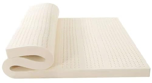 Latex-Matratze, 200 x 90 cm, 100 % Naturlatex-Matratzen, atmungsaktiv, bequem und langlebig, Matratze, Latex, Queen, Naturkautschuk, reine Matratze, verdickt, Zuhause, Schlafzimmer, Kissen, 2,5 cm