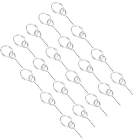 Hemobllo 20pezzi Perno Collegamento per Esterno in Zincato Perni Collegamento per