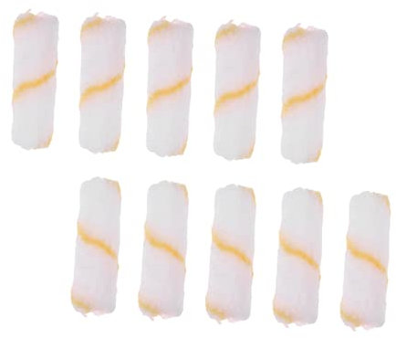 SHINEOFI 48 Stück 4-zoll Farbrollerbezüge aus Kunststoff und Polyester Leicht und Einfach zu Bedienen für Professionelle oder Selbstgemacht Wandmalerei