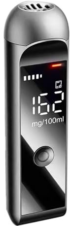 Portable Breathalyzer Alcohol Tester – Accurate Display | Breath Alcohol Detector For Personal Use | Digital Alcohol Level Test | Device For Drivers | Office Or Travel | Home | Safety Check