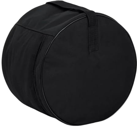 Amagogo Bolsa de almacenamiento para tambor, funda de tela Oxford, suave, acolchada, portátil, impermeable, color negro, con asa de transporte, protector, for 13in Tom