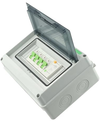 Cuadro Electrico Premontado,Cuadro Electrico Super Caja de distribución impermeable de 3 vías, disyuntores de protección contra fugas de 63A AC220V, suministros de equipos eléctricos for mejorar el ho