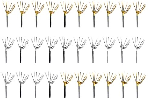 Zkydhbd 30 pezzi accattivanti color oro e argento per creare rumori per feste aggiungono fascino a qualsiasi celebrazione con i rumoremaker facili da usare