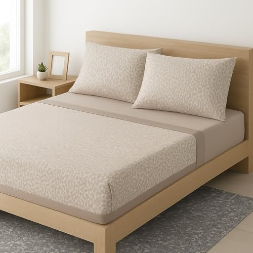 Corredocasa Completo Letto Lenzuola in Pile Coral Soffice Caldo Termico Top QUALITA' Made in Italy Morbidissimo cm. 150X 280 (Singolo, Beige)