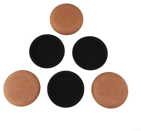 8 feltrini in feltro per mobili, 90/127 mm, protezioni per gambe delle sedie, per proteggere il pavimento, antiscivolo, riduzione del rumore, per sedie, tavoli, divani e letti, marrone (8,9 cm)