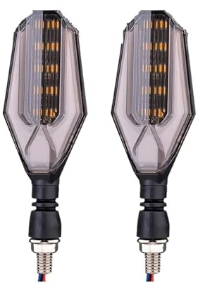 Mini Luces LED De Señalización De Giro para Motocicleta, Indicadores Ámbar Intermitentes, 12 V, Accesorios para Motocicletas Motocicleta Intermitentes señalizacion