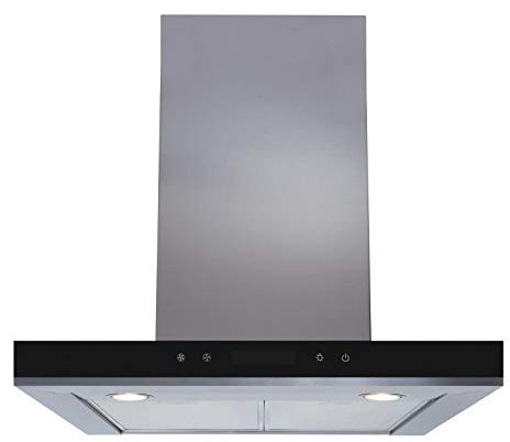 SIA LIN61SS 60cm Stainless Steel Linear LED Touch Control Cooker Hood Extractor