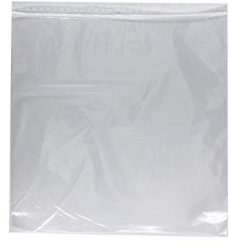 Lot de 100 sachets 300 x 300 mm fermeture zip Transparent. Sachet fermeture zip 30 x 30 cm 50u sac plastique compatible alimentaire et congélation de marque UNIVERS GRAPHIQUE REF UGZ300300