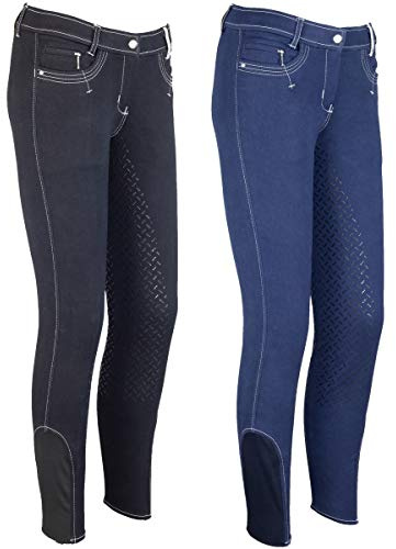 LAZURA 4018653104385, Pantaloni da Equitazione. Donna, Nero, 34