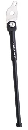 F Fityle Fahrrad Kickstand, Faltendes Fahrrad Einzelbeinständer mit Anti Rutschfuß für Birdy Faltrad, Kinderfahrrad, Faltbares Fahrrad, Schwarz 20in