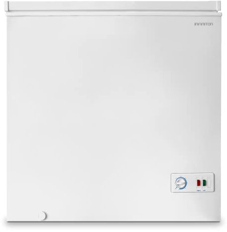 Congelador Horizontal Infiniton CH-A198B, 195L, 89 cm de Ancho, Sistema Cíclico, Clase Energética F, Función Súper Congelación, Control Electrónico, Blanco
