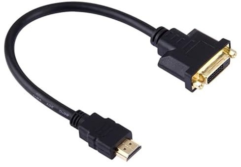 High-Tech Place 30cm HDMI Mâle à 24 + 1 câble Adaptateur Femelle DVI