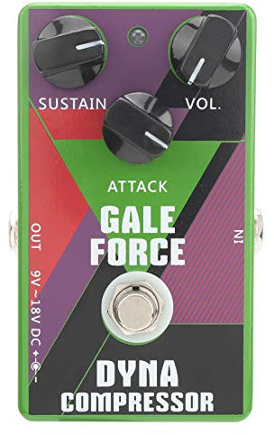 pedale del compressore Chitarra elettrica Effetto di compressione True Bypass Single Block Unit pedale del compressore dei bassi