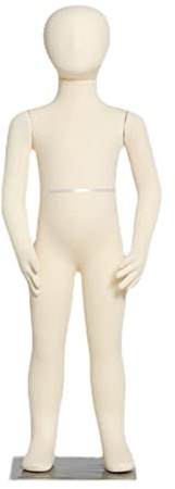ZAQYCM Kleiderpuppe Schneiderpuppe Baby Mannequin Ganzkörper 1 2 3 4 5 6 8 10 12 14 Jahre Zum Nähen Von Kleidung, Pinnbar Kinder Schaufensterpuppe Mit Metallsockel (Size : 1 Year Old)