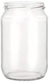 720ml. All Purpose Glass Jars Clear Airtight Preserving Glass Jars for Pickles, Jam, Honey. - 12pcs.
