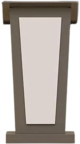WOYZDQ Stehpult Einfaches Podium, Podien, hölzernes Rednerpult, Schreibtisch für Kirchen, Büro, für Besprechungsraum, Schule, Auditorium, Klassenzimmer Pult