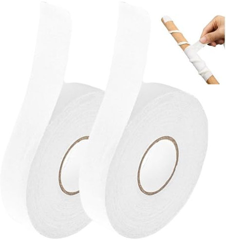 Glixoft Hockeyschläger-Klebeband, 2 Stück, Rutschfestes Hockey-griffband, Selbstklebendes Eishockey-Klebeband, Griffgewebeband Für Golf, Tennis, Squash, Baseball
