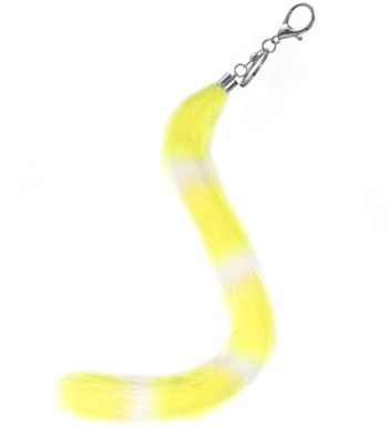 divuukyi Attraktiver Schlüsselanhänger für Autotasche Dekoration Stilvolle Fuchsschwanz Schlüsselanhänger Charm Stilvoller Charm für Handtaschen und Rucksäcke, Nein 14 Stück, 65 Smart