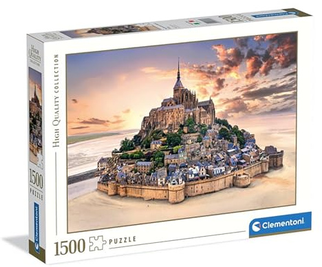 Puzzle Adultes HQC Le Mont Saint-Michel Rising - 1500 Pièces - Dès 14 Ans