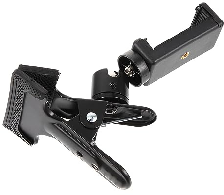 Sosoport Guitar Phone Holder Clip Securely Holds Smartphones with 360 Degree Rotation Plastic Material No Glue Needed Suitable for Music Performance and Guitar Practice