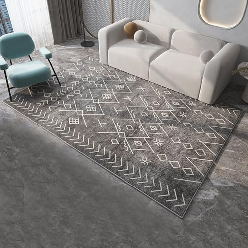 Removable Washable Electric Heated Floor Mat Graphene Electric Heating Carpet, Heated Area Rug Heater Floor Mat Foot Warmer, Heated Floor Mat under Desk with Thermostat And Timer,08,31.50x47.24in