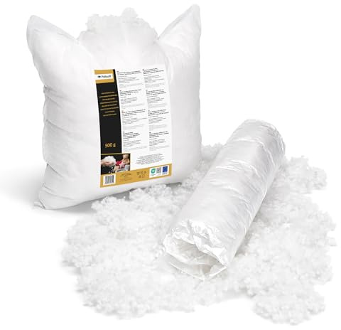 Polisoft Ouate de Rembourrage Pour Coussin, 2kg, Fibre Blanche Rembourrage pour Peluches, Certificat OEKO-TEX 100, Hypoallergénique & Lavable, DIY, 100% Polyester, Blanc (2000)