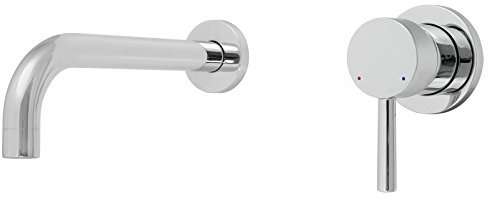 Welfenstein 2-Loch Unterputz Armatur 37F-BM34E Wasserhahn für Waschschale Waschtisch