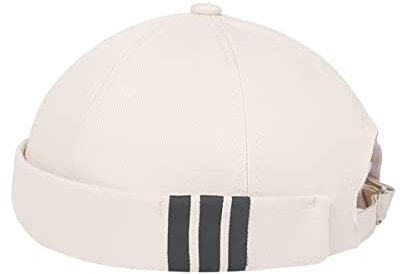 ACVIP Unisex Frühling Sommer Tricolor Einfach Bikermütze Coco Cap Dockercap(Weiß)