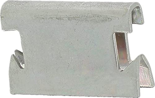 Restagraf - Clamp Clip for Sheet Metal Edge from 1 to 1.5 mm - Steel - for Fixing Beams, Hoses or Trunks - Installation Without Drilling - Ref 103 - Bag of 50
