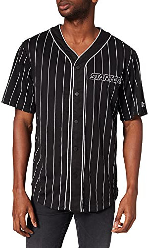 Shirt Starter Baseball Jersey Black L