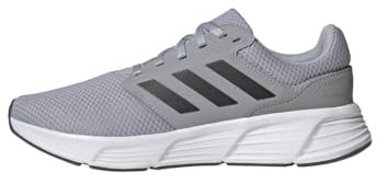 adidas Herren Galaxy 6 Shoes, Halo Silver/Carbon/Cloud White, 43 1/3