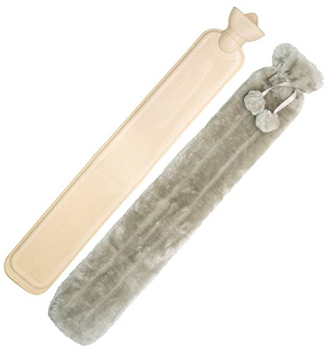 Tanness 2L Long Hot Water Bottle with Cover - Anti-Leakage for Neck, Waist and Shoulder, Gifts for Women