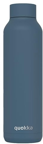 Quokka SOLID STONE BLUE | TERMO BOTTIGLIA IN ACCIAIO INOX 630 ML