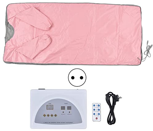 MISNODE Manta de Sauna Inteligente, Infrarrojo Lejano 650W Alivio de la Fatiga Alcance con Control Remoto, Forma del Cuerpo Fitness Manta de Sauna Infrarrojo Lejano, para Salón de Belleza en el(#1)