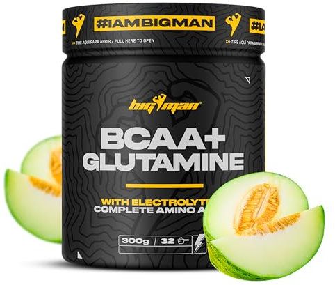 Pack BigMan | Bcca & Glutamina + Electrolyte 300Gr (Melon) | Aminoácidos Essenciales Con Carga de Minerales | Recuperación Muscular | Recuperación Muscular | Ideal Ejercicios Aerobicos o Intensos