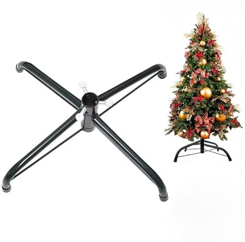 Christmas Tree Base Stand, 60CM Artificial Tree Bracket Metal for 4ft 5ft 6ft 7ft Christmas Tree (60)