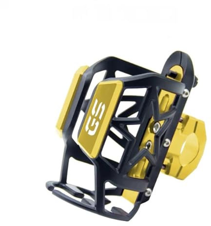 BybAgs Motorrad Getränke Wasser Flasche Käfig Trinken Tasse Halter SDand Halterung Für B&M&W R1200GS R1250GS R 1200GS R1250 GS R 1250 GS LC ADV Flaschenhalter (Color : Gold)