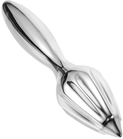 Hoement Spremiagrumi Resistente Agli Acidi Manuale in Acciaio Inox Impugnatura Ergonomica, Spremiagrumi per Limoni e Arance per Uso Domestico