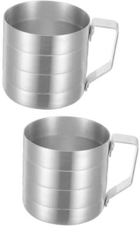 Alipis 2 Pezzi Misurino Dosatore Di Liquidi Contenitore Di Misurazione Laboratorio Tazza Graduata Misurino Montalatte Brocca Utensili Da Cucina Misuratore Di Miscelazione Tazza Di