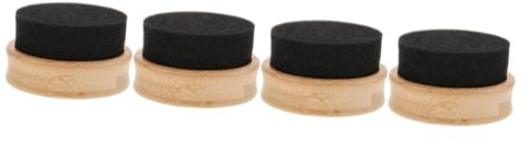 ABOOFAN 4pcs Wood Cutting Board Oil Applicator for Wooden Utensils Kitchen Wax Brush for Chopping Board Maintenance Oil Applicator Pads