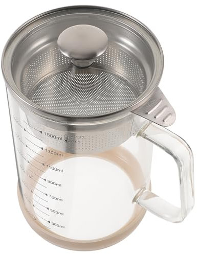 PRETYZOOM Colador De Leche De Filtro Metálico Jarra Para Té Filtrado Recipiente Versátil