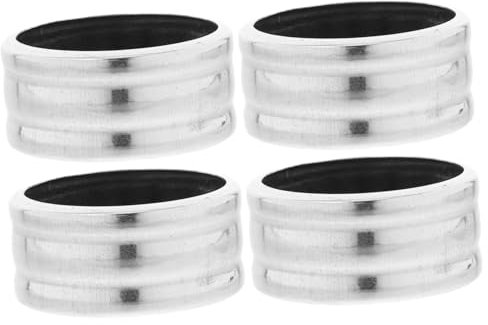 ULTECHNOVO 4stücke Edelstahl Rotwein Tropfstopper Abnehmbare Tropfkragen Für Weinflaschen Effektiver Tropfstopper Für Sauberen Genuss Und Stilvolle Präsentation Für Zuhause Und Bar