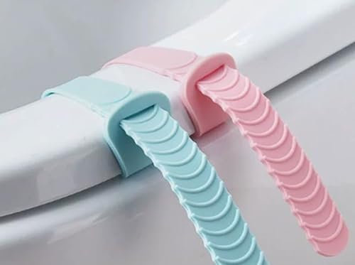 Lot de 12 tampons pour siège de WC, en caoutchouc, avec 5 rehausseurs pour siège de toilette, maison, bureau, hôtel
